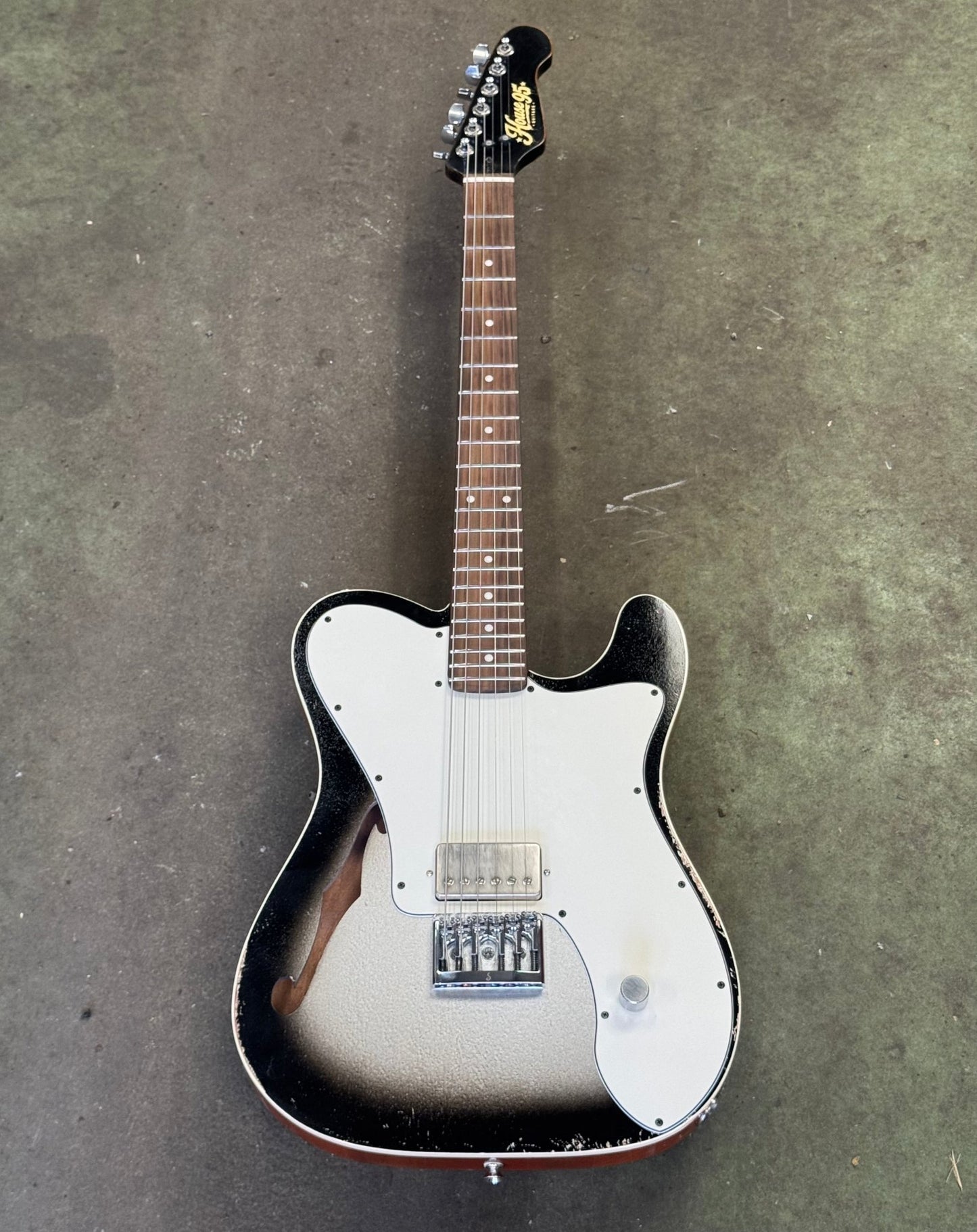 House 95 Jenson Custom Classic Thinline in Ghost Burst - House 95 Guitars