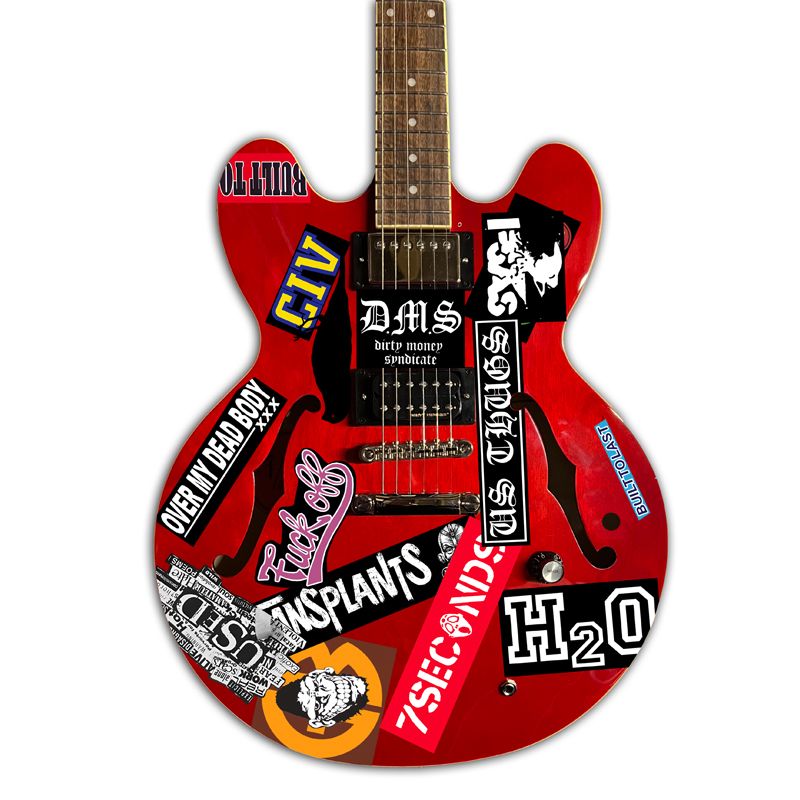 House 95 TD "Box Car ES - 335" Sticker Pack - House 95 Guitars