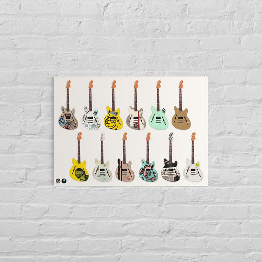 Haus 95 x Gear.182 TD Starcaster Kunstdruck