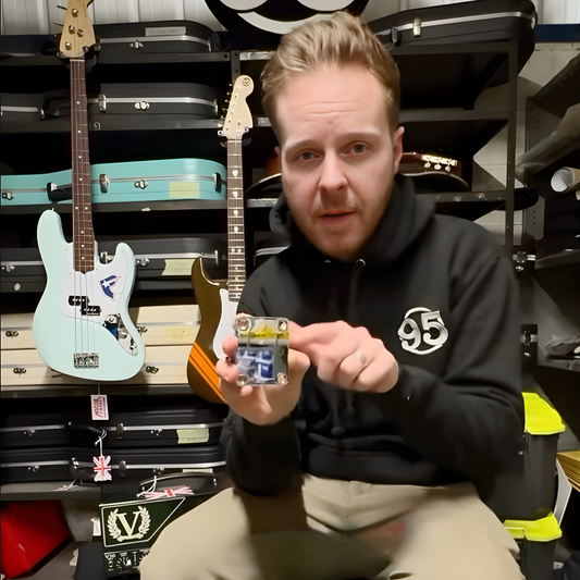 Live Custom Neck Plates at The Guitar Show