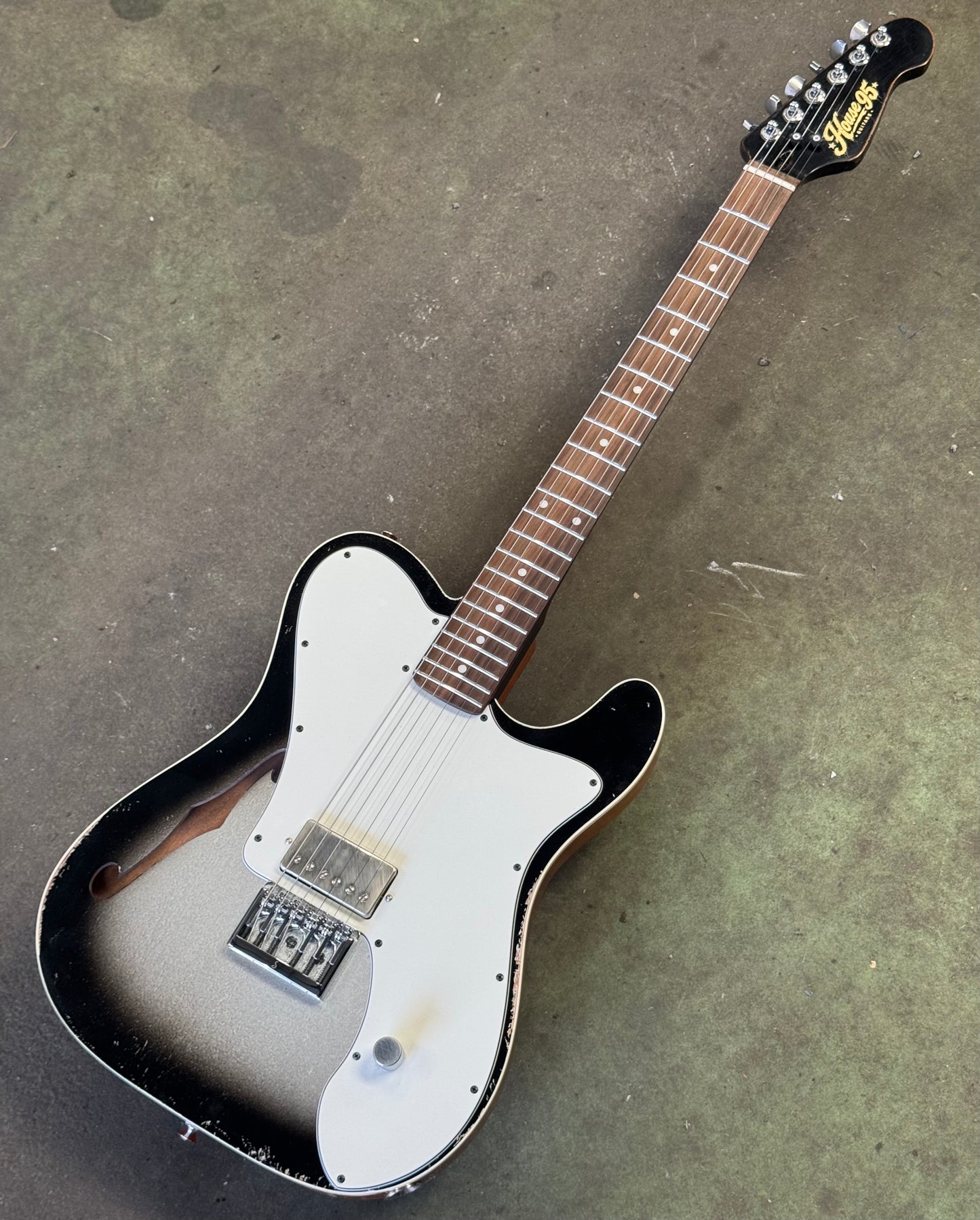 House 95 Jenson Custom Classic Thinline in Ghost Burst