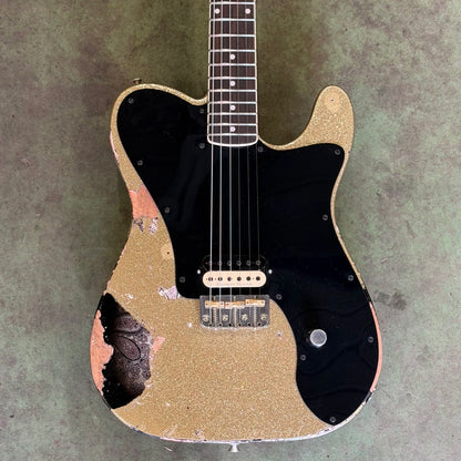 House 95 Jenson Custom Worn Champagne Sparkle over Black Paisley