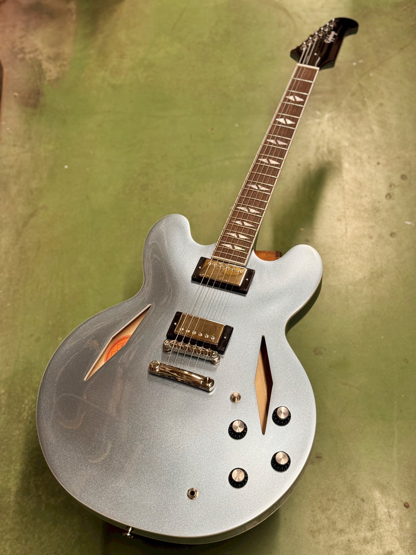 Epiphone DG335 Pelham Blue w/OHSC