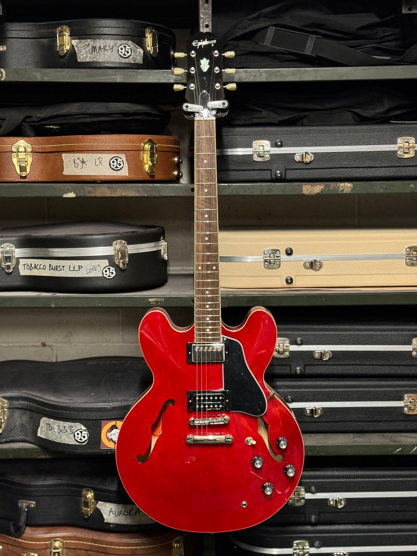 Epiphone ES335 Cherry Red House 95 Modified