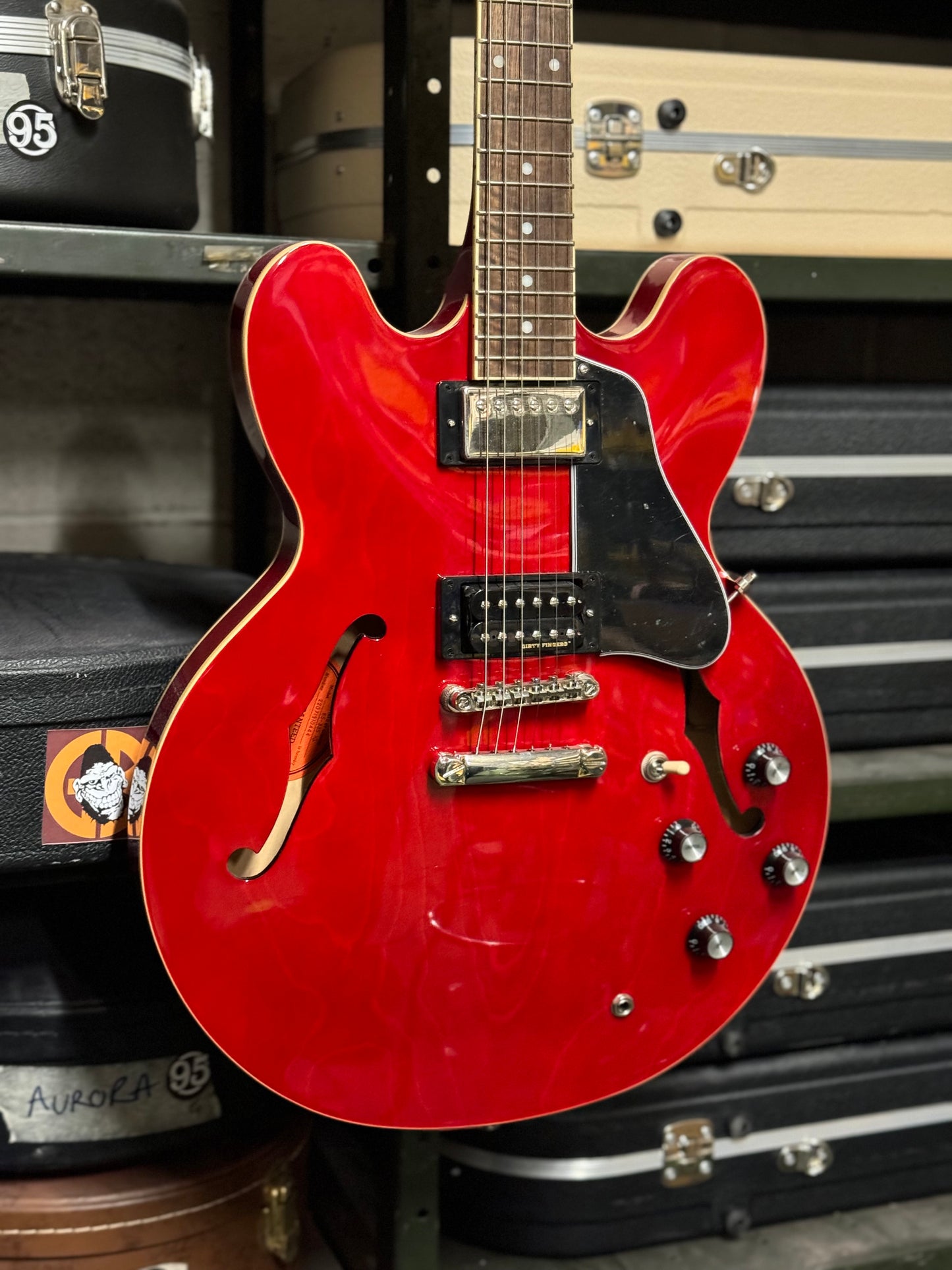 Epiphone ES335 Cherry Red House 95 Modified