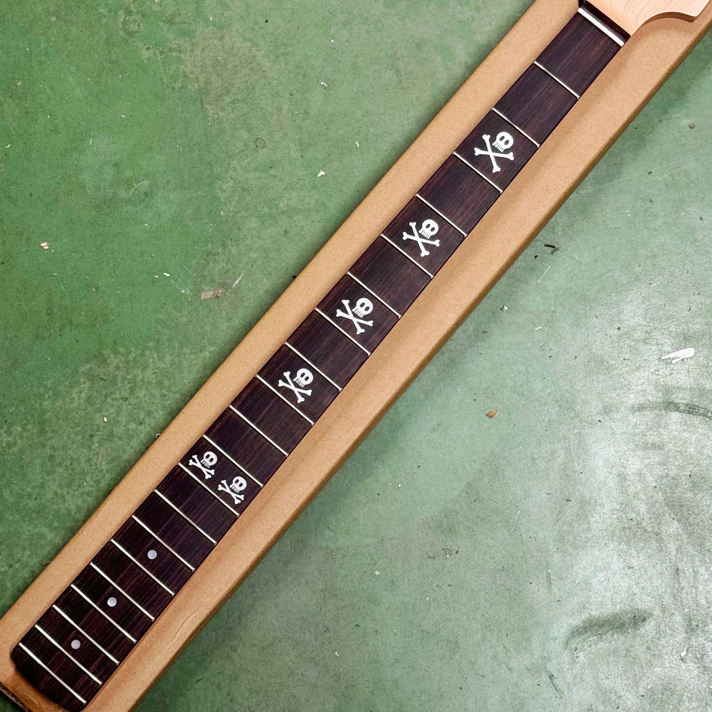 Skully Inlay Bass Neck