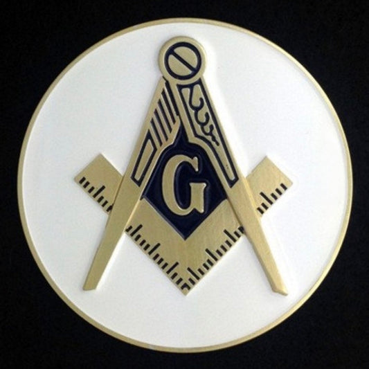 TD Masonic Metal Badge