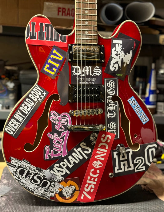 COMPETITION Epiphone Tom Delonge Box Car Racer Replica ES335