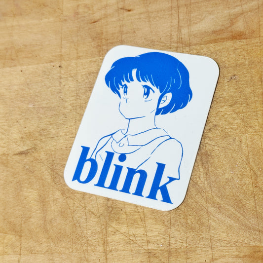 House 95 Blink Anime Sticker