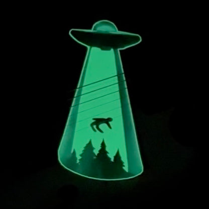 UFO Glow in the Dark Sticker