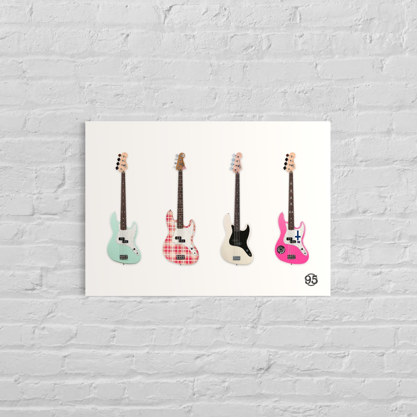 House 95 MH Jazz Bass A3 Art Print