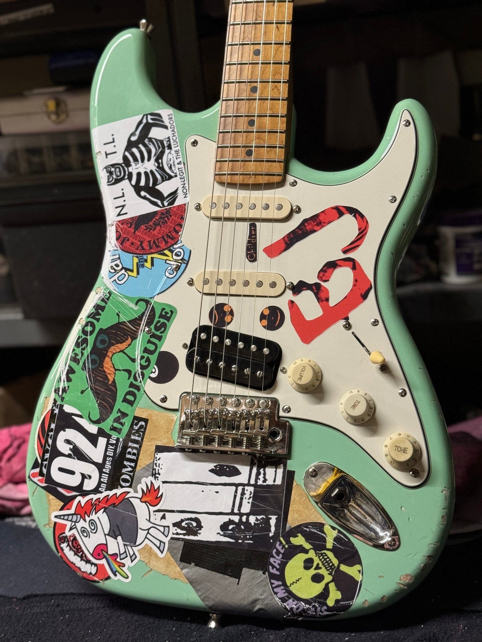 BJ “Blue” Replica Guitar - House 95 Guitars