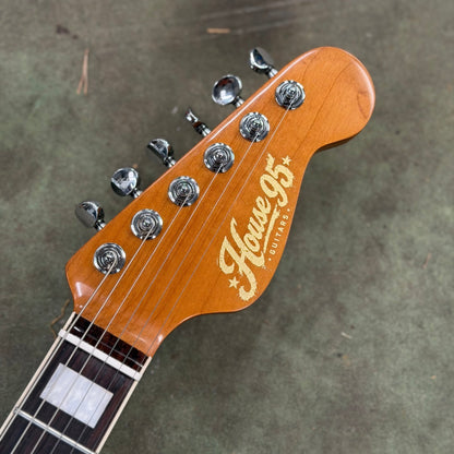 House 95 Apollo Custom Worn Downtown Yellow - House 95 Guitars