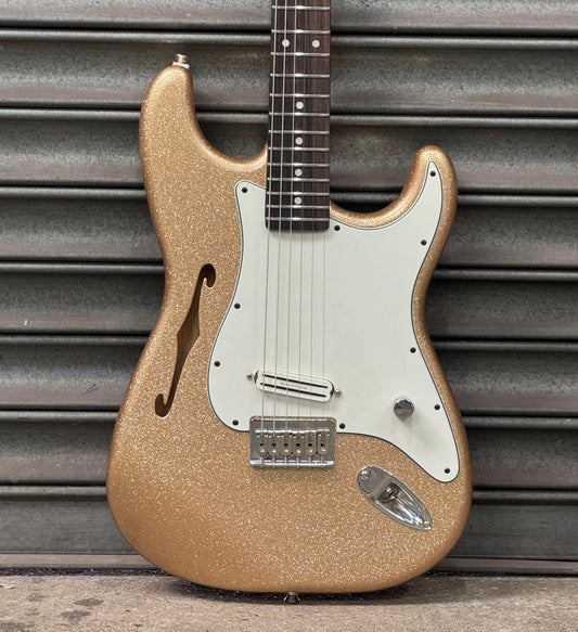 House 95 Elliot Custom Thinline Gold Sparkle - House 95 Guitars