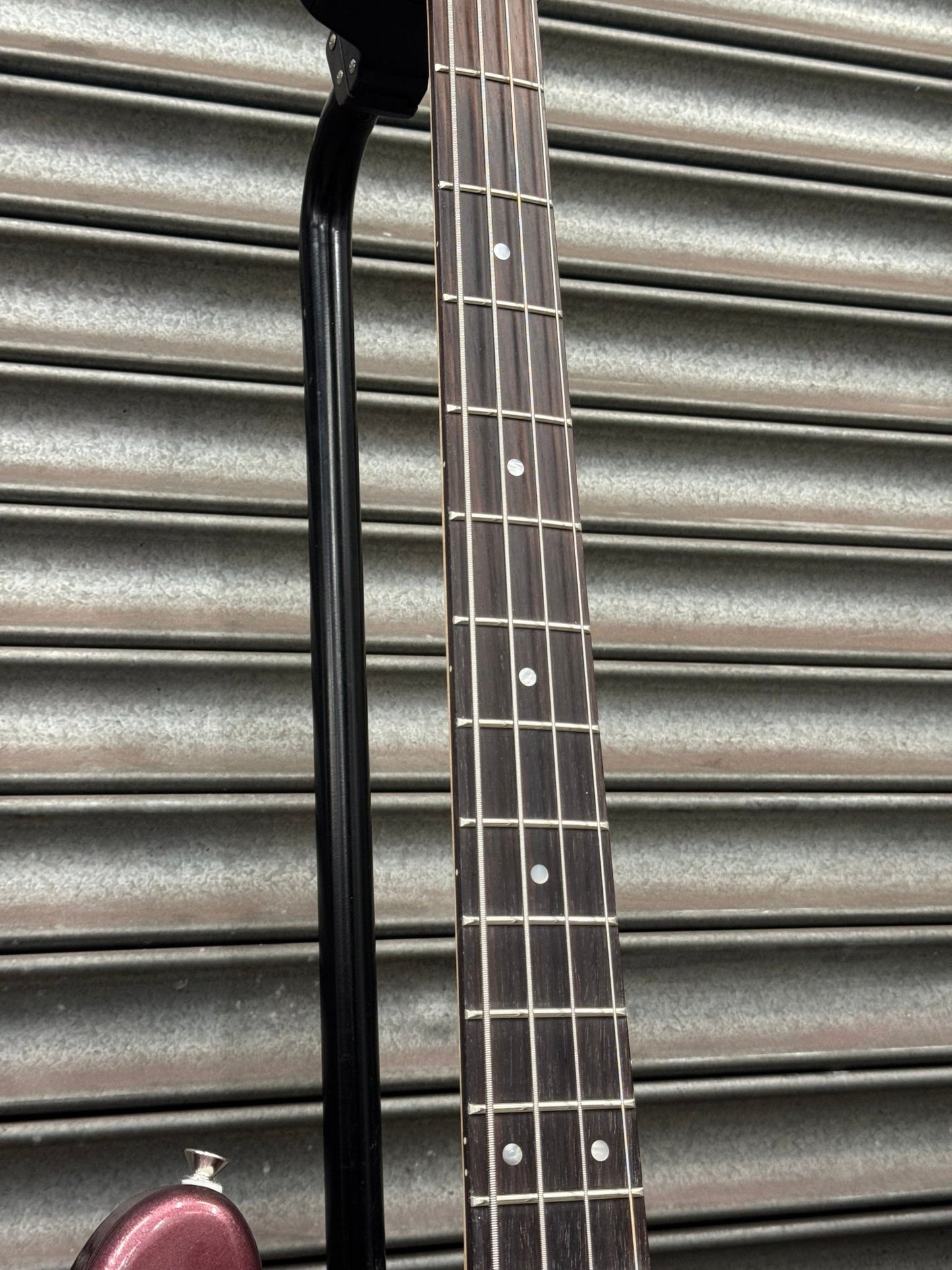 House 95 Marilyn Custom Worn Burgundy Over 3 Tone - House 95 Guitars