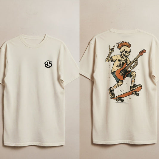 House 95 "Rock til Death" Tee - House 95 Guitars