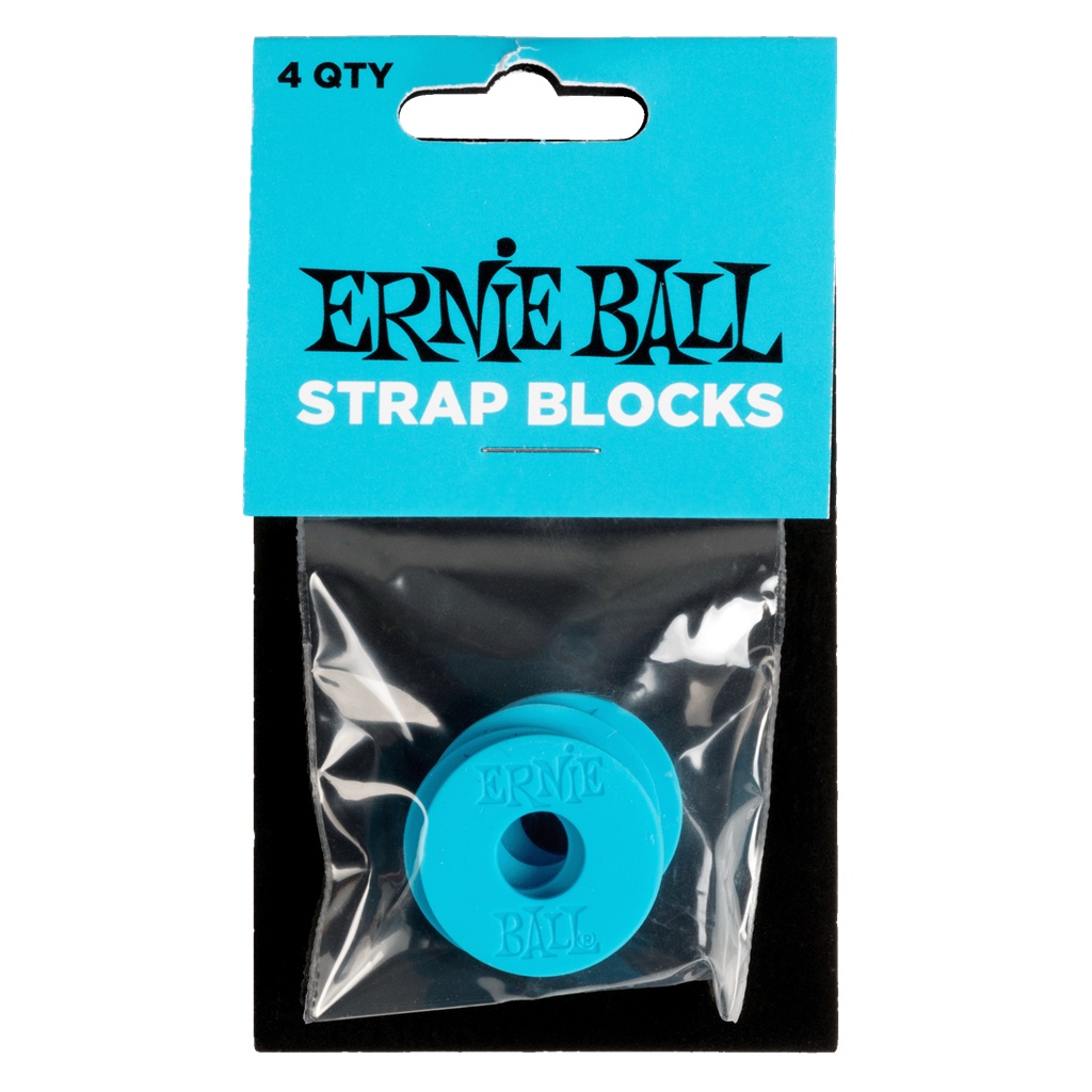 Ernie Ball STRAP BLOCKS 4PK BLUE