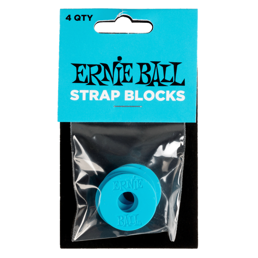 Ernie Ball STRAP BLOCKS 4PK BLUE