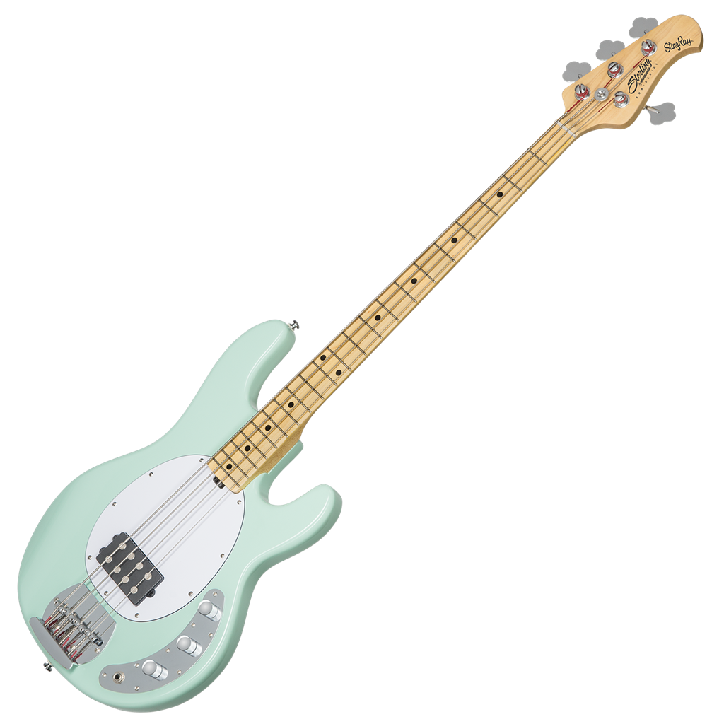 Sterling SUB STINGRAY 4 MINT GREEN MAPLE F/B AND NECK