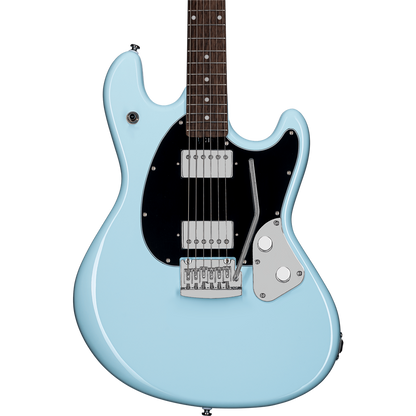 Sterling SUB STINGRAY GUITAR DAPHNE BLUE R/WOOD F/B & M/N