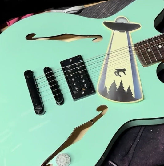 UFO Glow in the Dark Sticker - House 95 Guitars
